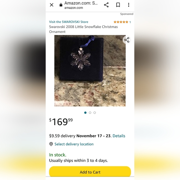 Swarovski christmas ornament - Picture 3 of 7